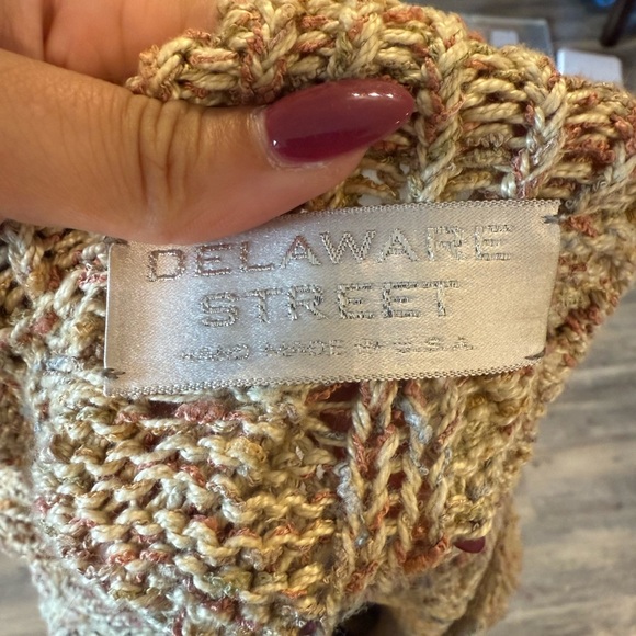 Vintage Oversized Women's Multicolor Knit Sweater Medium - Picture 5 of 5